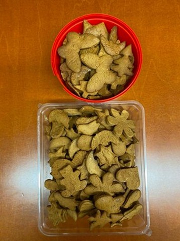 Gatavās piparkūkas.