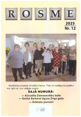 Žurnāla "Rosme" 2025.12. vāks